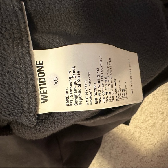 we11done embroidered teddy bear hoodie - Picture 6 of 6